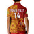 (Custom Text And Number) Tonga Vavau High School Polo Shirt KID Class Of Year Tongan Ngatu Pattern LT14 - Polynesian Pride