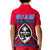 Guam Chamorro Polo Shirt KID Latte Stone Red Polynesian Haligi LT13 - Polynesian Pride