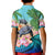 Polynesian Turtle Coconut Tree And Orchids Polo Shirt KID LT14 - Polynesian Pride