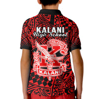Hawaii Polo Shirt KID Kalani High School Tribal Kakau LT14 - Polynesian Pride