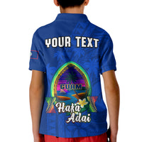 (Custom Personalised) Guam Polo Shirt KID Hafa Adai Latte Stone Proud Chamorro LT14 - Polynesian Pride