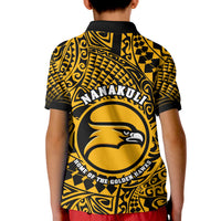 Hawaii Polo Shirt KID Nanakuli High and Intermediate School Tribal Kakau LT14 - Polynesian Pride