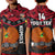 (Custom Text And Number) Papua New Guinea Rugby Polo Shirt KID PNG Kumuls Bird Of Paradise Black LT14 Kid Black - Polynesian Pride