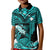 Custom Hawaii Polo Shirt Kakau Polynesian Crab With Waves Ver.01 LT14 - Polynesian Pride