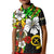 (Custom Personalised) Vanuatu Polo Shirt KID Polynesia Tie Dye Hibiscus Flowers LT13 Kid Art - Polynesian Pride