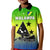 Custom Malampa Province Polo Shirt Native Canoe Mix Vanuatu Pig Tusk Green Version LT14 - Polynesian Pride