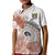 Custom Fiji Tapa Polo Shirt White Fijian Masi Be Loved Hibiscus LT13 - Polynesian Pride