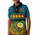 (Custom Personalised) Torba Province Polo Shirt KID Vanuatu Pig Tusk Polynesian Flag Style LT14 - Polynesian Pride