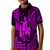 (Custom Text and Number) Hawaii Day Kakau Polo Shirt KID Proud To Be Hawaiian Purple King Kamehameha and Kanaka Maoli LT13 - Polynesian Pride