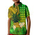 (Custom Personalised) Hawaii Pineapple Polo Shirt KID Plumeria Frangipani Mix Tribal Pattern LT13 - Polynesian Pride