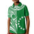 Cook Islands Tatau Polo Shirt Symbolize Passion Stars Version Green LT13 - Polynesian Pride