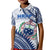 Custom HRPP Samoa Polo Shirt Samoan Coat Of Arms Polynesian Pattern LT14 - Polynesian Pride