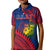 Custom F.A.S.T Samoa Polo Shirt Samoan Coat Of Arms Polynesian Pattern LT14 - Polynesian Pride