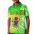 Happy Mangaia Gospel Day Polo Shirt Cook Islands Coat Of Arms Polynesian Pattern LT14 Kid Green - Polynesian Pride