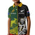 Custom Australia Rugby Mix Aotearoa Rugby Polo Shirt Wallabies All Black Special Version LT14 - Polynesian Pride