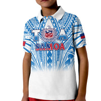 Samoa Rugby Polo Shirt Toa Samoa Polynesian Pacific White Version LT14 - Polynesian Pride