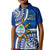 Custom Guam Philippines Polo Shirt Guaman Filipinas Together Blue LT14 - Polynesian Pride