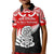 Waitangi Day Polo Shirt Tino Rangatiratanga Flag With Tiki Maori Fern LT14 - Polynesian Pride