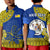 Custom Niue Hiapo Polo Shirt Rock of Polynesia Tapa Niuean Crab Happy Day LT13 - Polynesian Pride