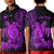 (Custom Personalised) Hawaii Polynesian Polo Shirt KID Purple Sea Turtles Hawaiian LT13 Unisex Purple - Polynesian Pride