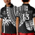 (Custom Text and Number) Fiji Rugby Sevens Polo Shirt KID Fijian 7s Tapa Polynesian LT13 Kid Black - Polynesian Pride