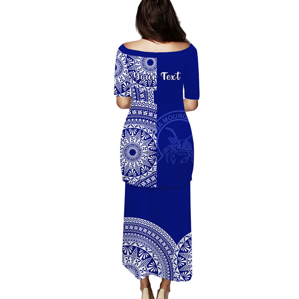 (Custom Personalised) Queen Salote Tonga College Puletaha Dress Class Of Year Tongan Ngatu Pattern LT14 - Polynesian Pride