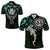 Custom Aotearoa Paua Shell Polo Shirt Maori Manaia and Fish LT13 Unisex Black - Polynesian Pride