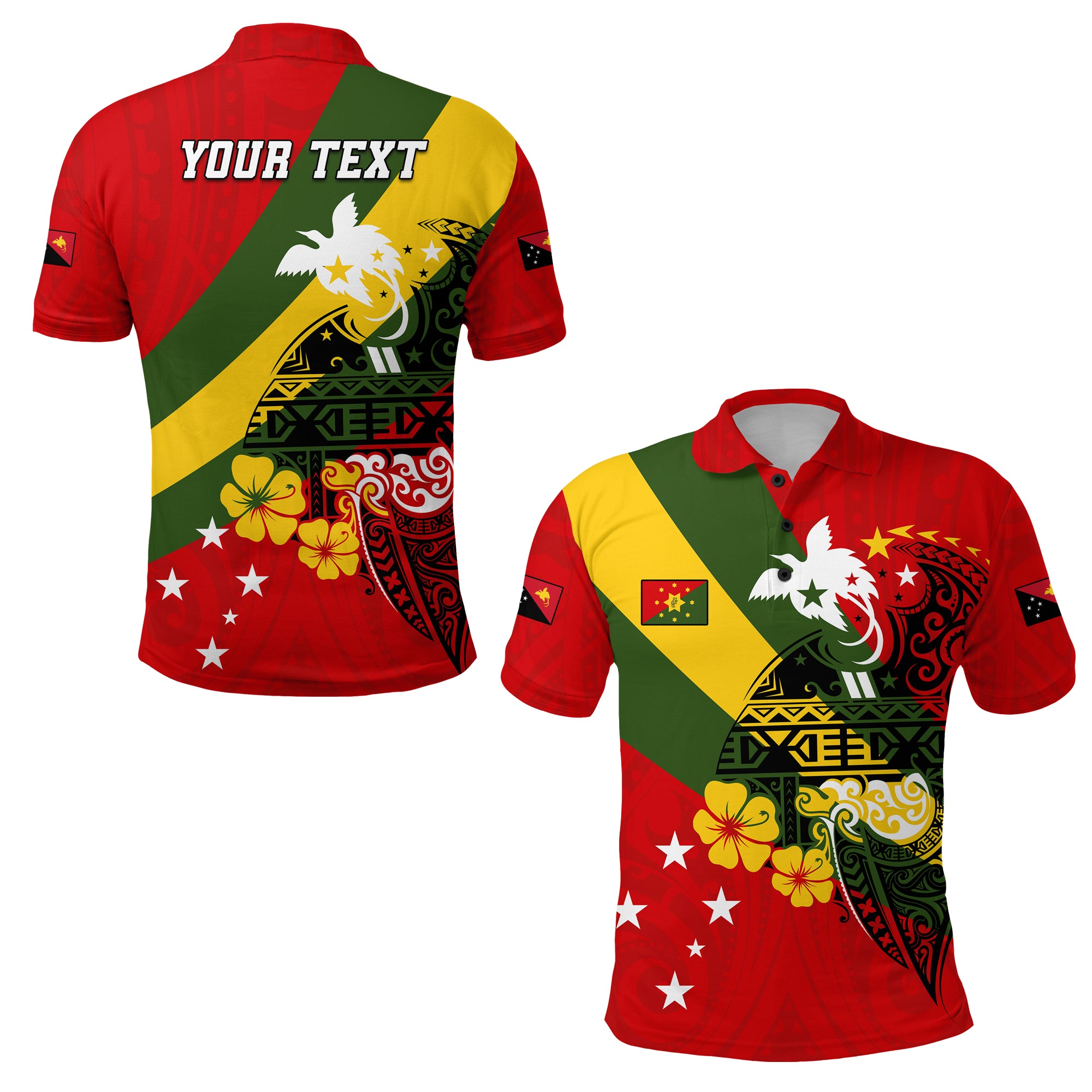 Custom Eastern Highlands Province Polo Shirt Peaceful PNG LT13 Unisex Red - Polynesian Pride