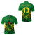 Custom Cook Islands Rugby Polo Shirt Simple Polynesian Custom Text and Number LT13 Unisex Green - Polynesian Pride