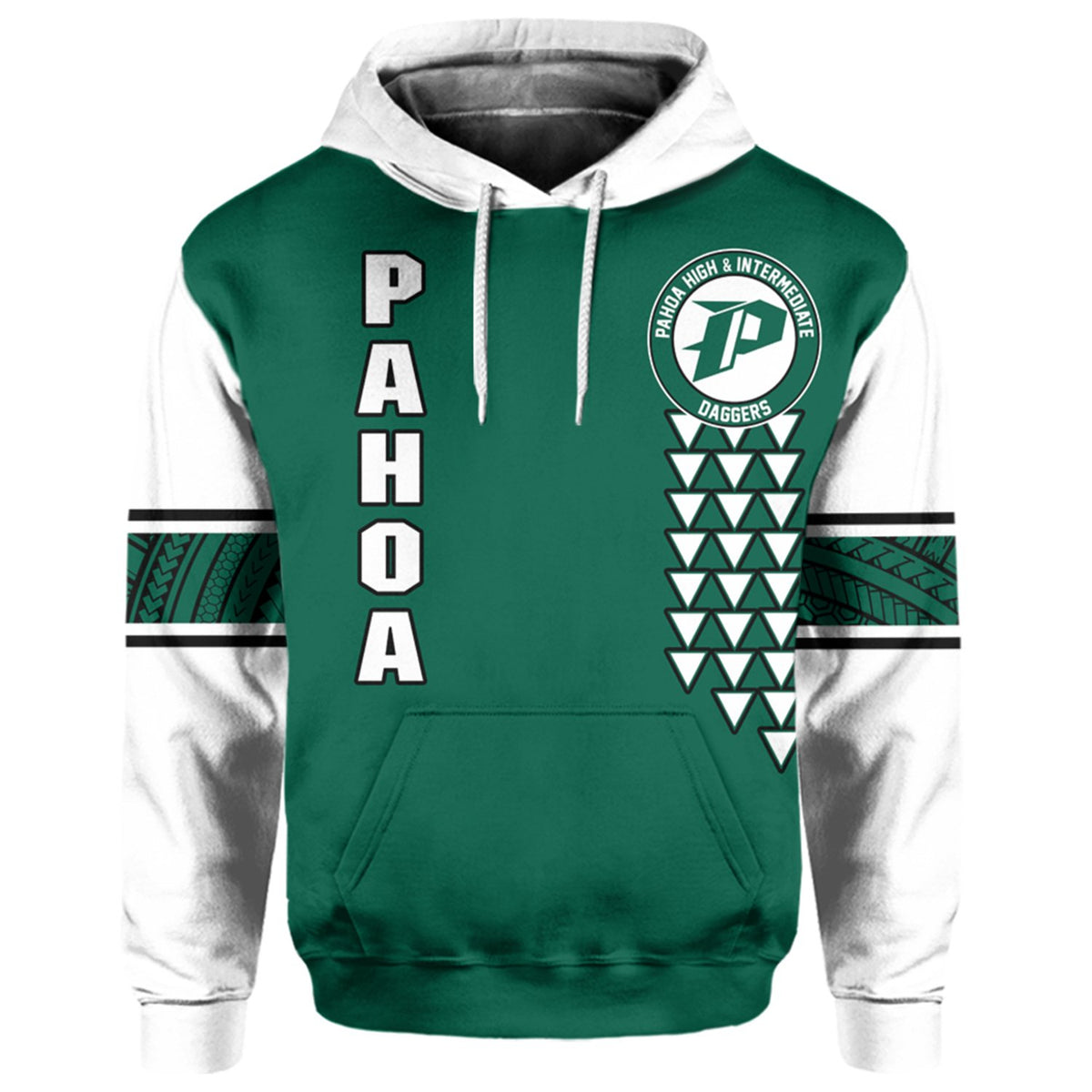 Custom Hawaii Hoodie Pahoa High Custom Your Class Pullover Hoodie - Polynesian Pride
