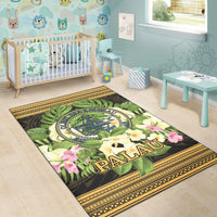 Palau Area Rug - Polynesian Gold Patterns Collection - Polynesian Pride