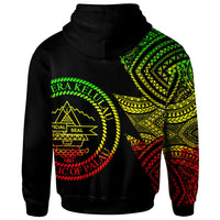Palau Custom Personalized Hoodie Flash Style Reggae - Polynesian Pride