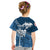 (Custom Personalize) Tapa Pattern With Palm Tree Fiji Rugby Kid T Shirt LT7 - Polynesian Pride