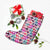 Palm Foliage On Striped Zigzag Christmas Stocking - Polynesian Pride