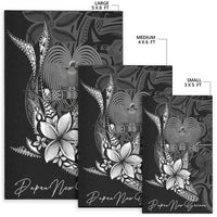 Papua New Guinea Area Rug - Fish With Plumeria Flowers Style - Polynesian Pride