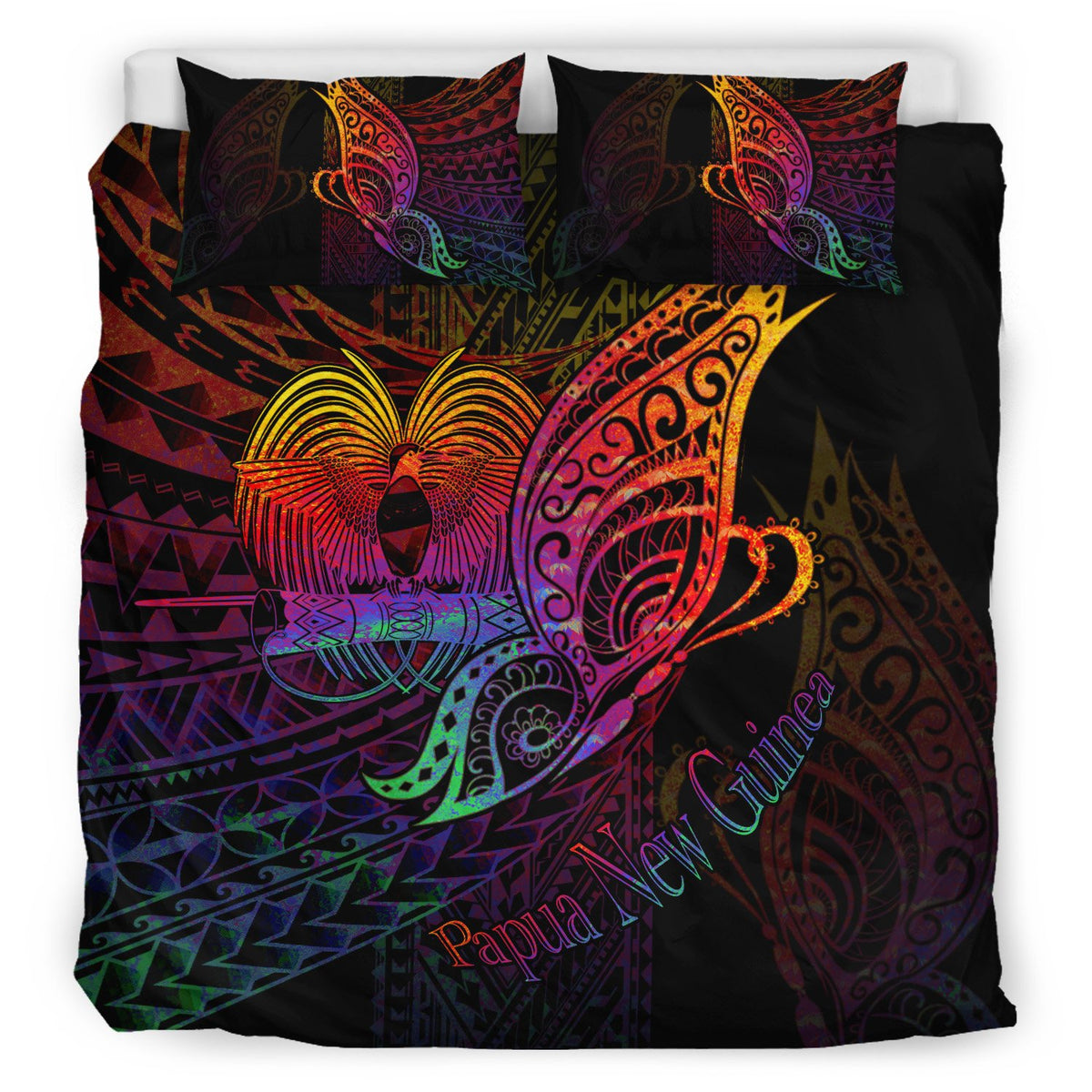 Papua New Guinea Bedding Set - Butterfly Polynesian Style - Polynesian Pride