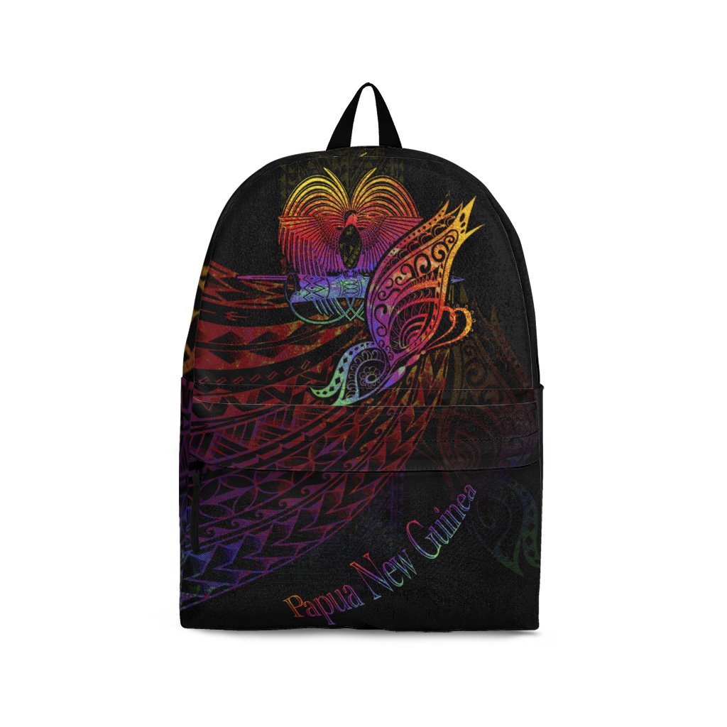 Papua New Guinea Backpack - Butterfly Polynesian Style Black - Polynesian Pride