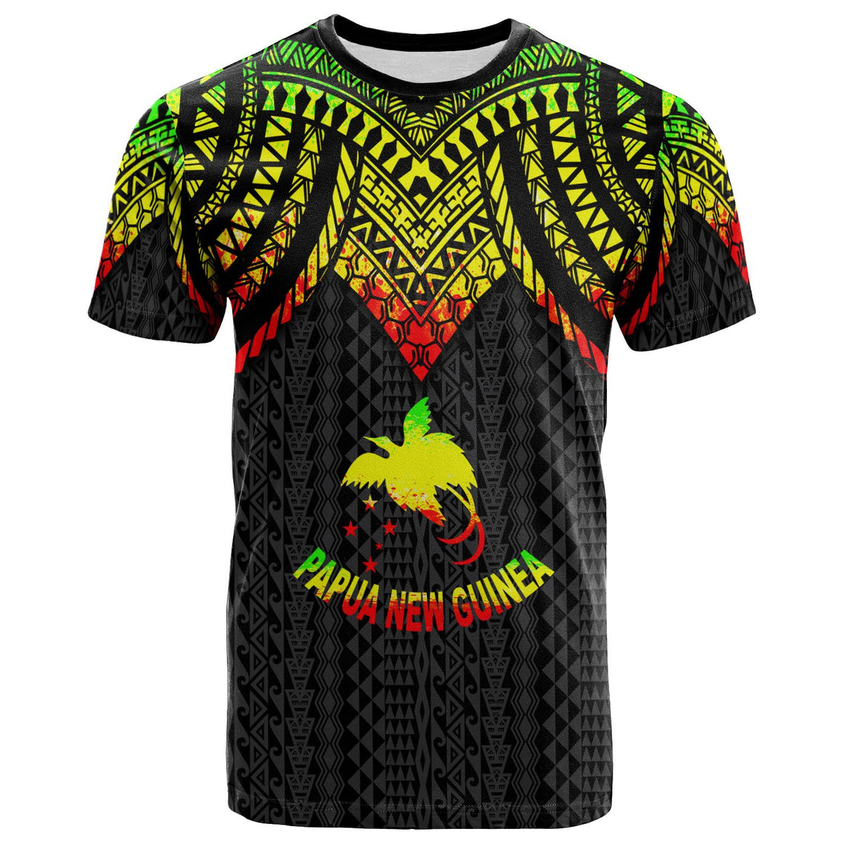 Papua New Guinea T Shirt Polynesian Armor Style Reagge Unisex Reagge - Polynesian Pride