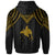 Papua New Guinea Custom Hoodie Polynesian Armor Style Gold - Polynesian Pride