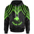 Papua New Guinea Custom Hoodie Polynesian Armor Style Green Unisex Green - Polynesian Pride