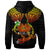 Papua New Guinea Custom Zip up Hoodie Lizard Good Chest - Polynesian Pride