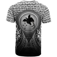 Papua New Guinea T Shirt Circle Pattern Black - Polynesian Pride