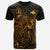 Papua New Guinea T Shirt Papua New Guinea Flag Turtle Hibiscus Gold Unisex Gold - Polynesian Pride
