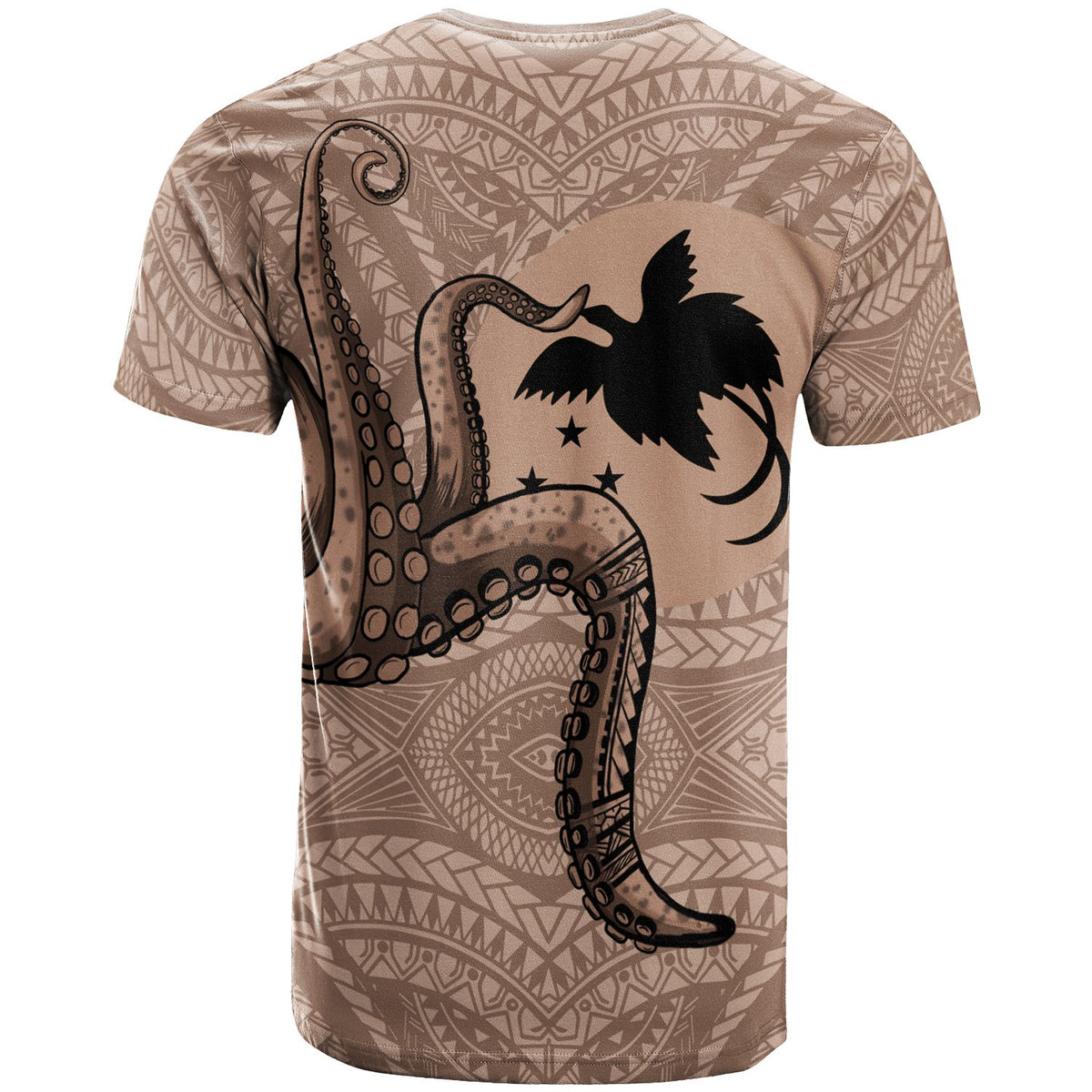 Papua New Guinea T Shirt Octopus Tentacle - Polynesian Pride