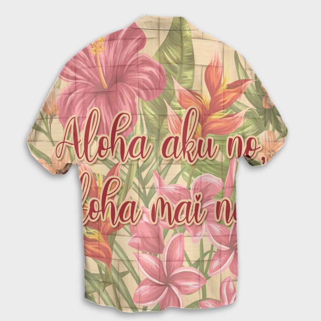 Hawaii Tropical Hibiscus Plumeria Hawaiian Shirt - AH - Polynesian Pride