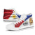 Philippines High Top Shoes - 500th Victory And Humanity Style Flag - Polynesian Pride