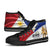 Philippines High Top Shoes - 500th Victory And Humanity Style Flag - Polynesian Pride