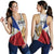 Philippines Women's Racerback Tank - 500th Victory And Humanity Style Flag - Polynesian Pride