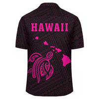 Kakau Polynesian Turtle Map Hawaii Shirt - Pink - Polynesian Pride