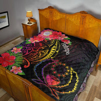 Pohnpei Premium Quilt - Tropical Hippie Style - Polynesian Pride